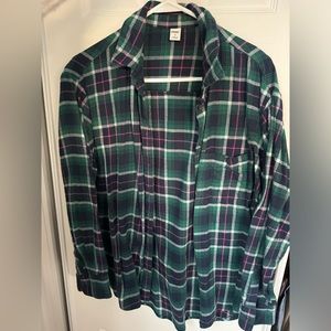 Old Navy Plaid Flannel Shirt